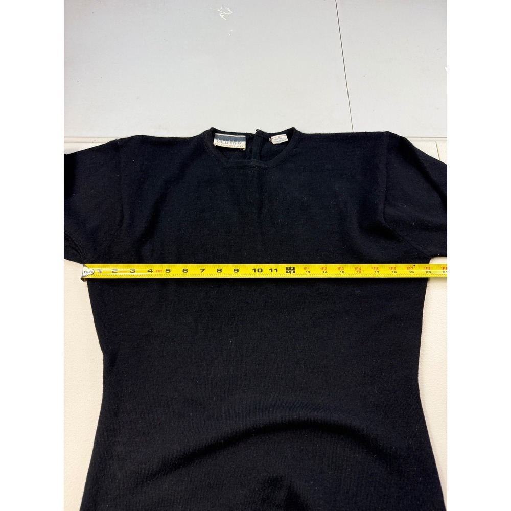 Private Collection Marshall Fields Merino Wool Top Gold Button Detail - Picture 6 of 10